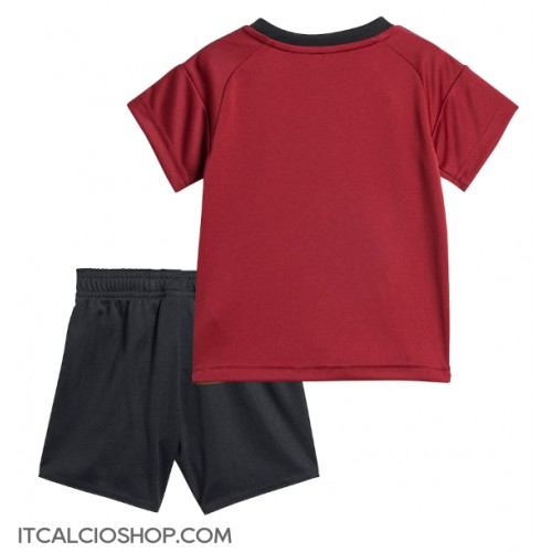 Belgio Prima Maglia Bambino Europei 2024 Manica Corta (+ Pantaloni corti)